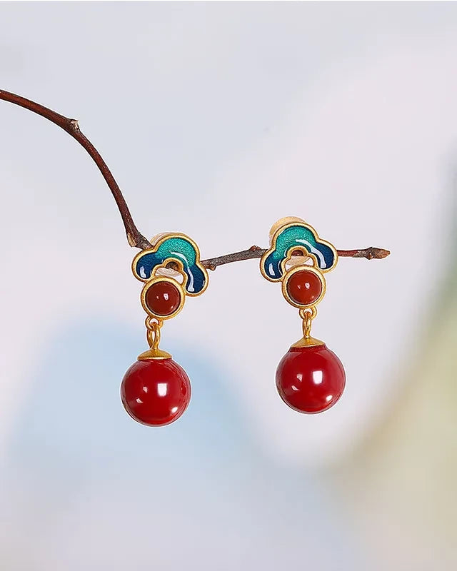 Serene Flame Earrings