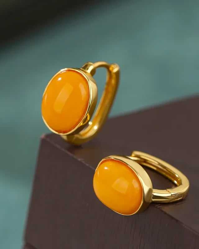 Golden Ember Earrings