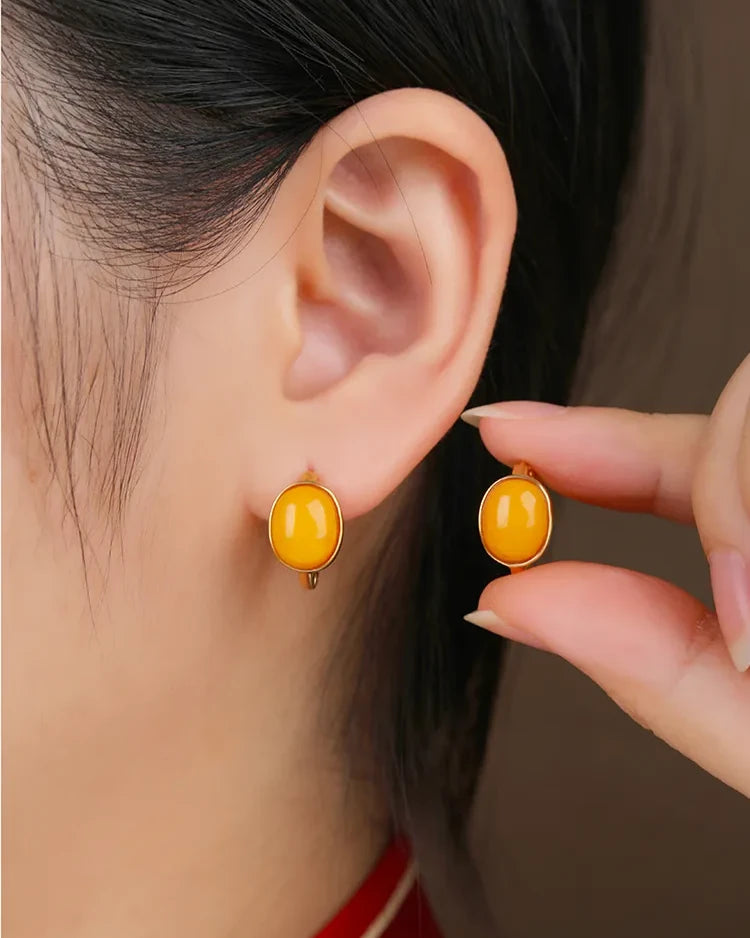 Golden Ember Earrings