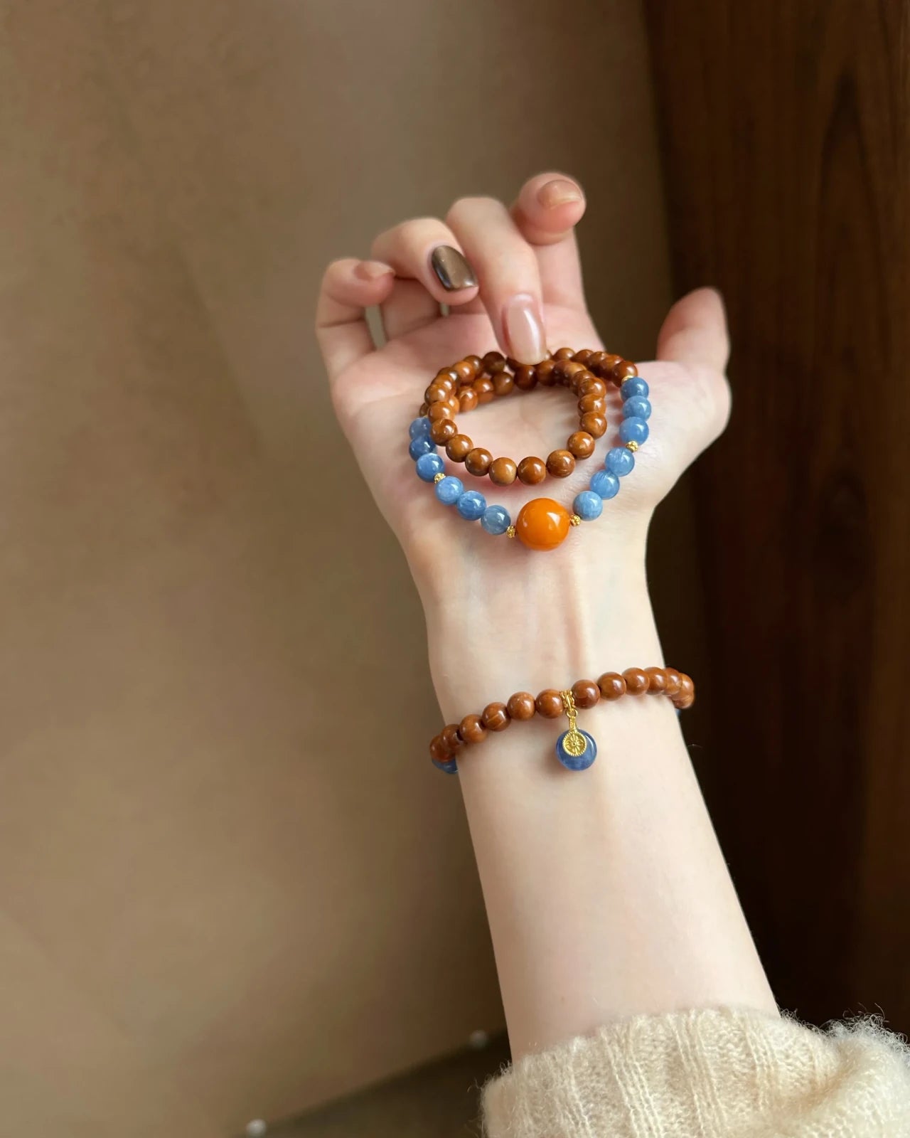 Grove-Tide Glow Double-Wrap Bracelet