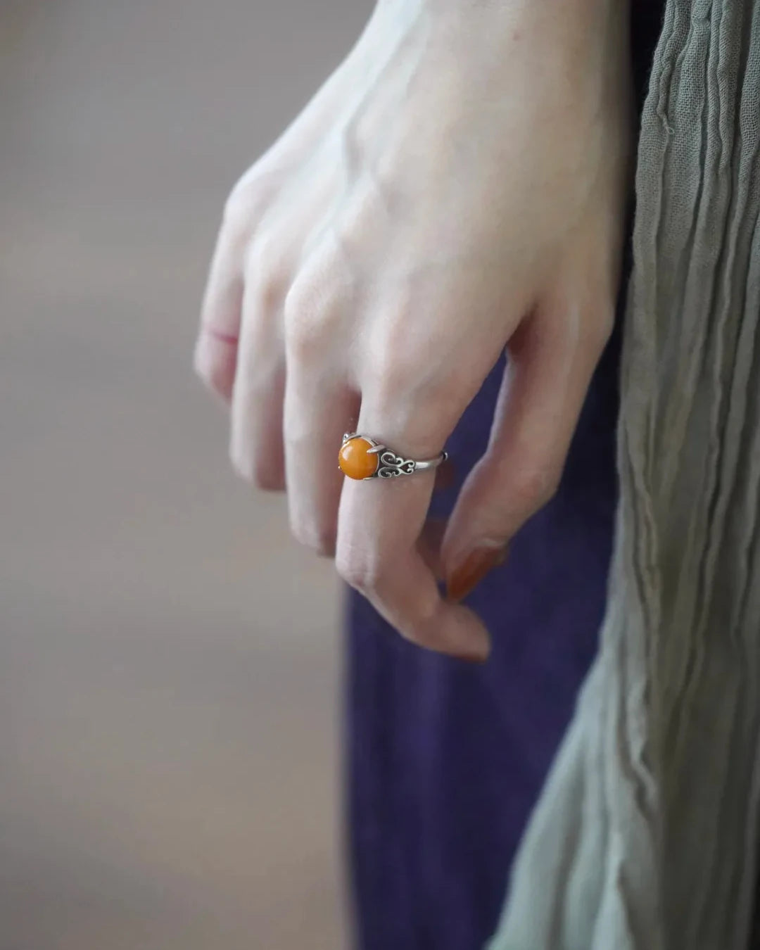 Solar Calm Ring