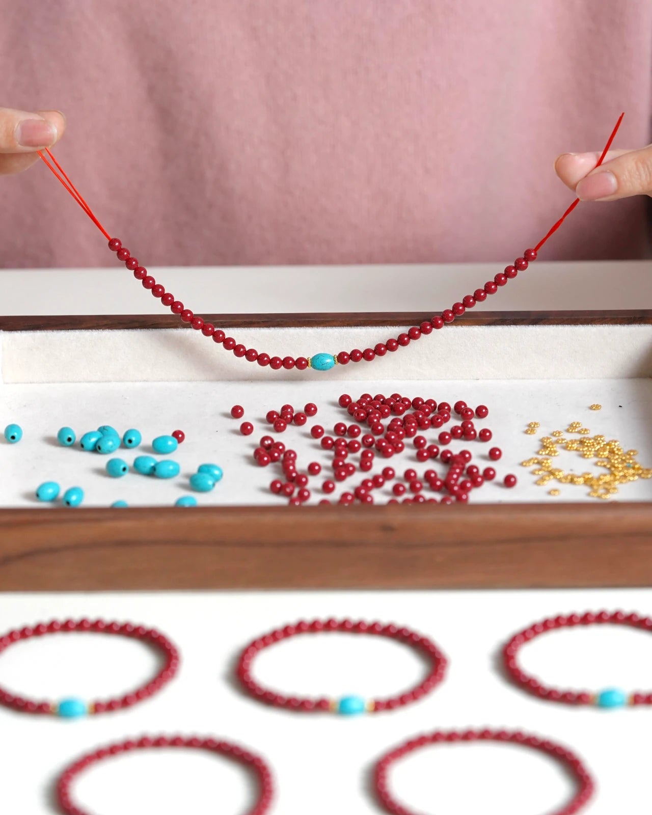 Bracelet de prospérité Crimson Sky