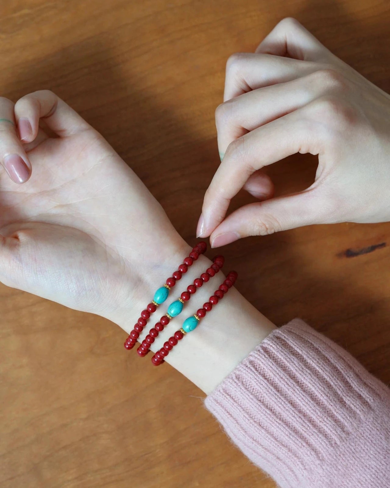 Bracelet de prospérité Crimson Sky