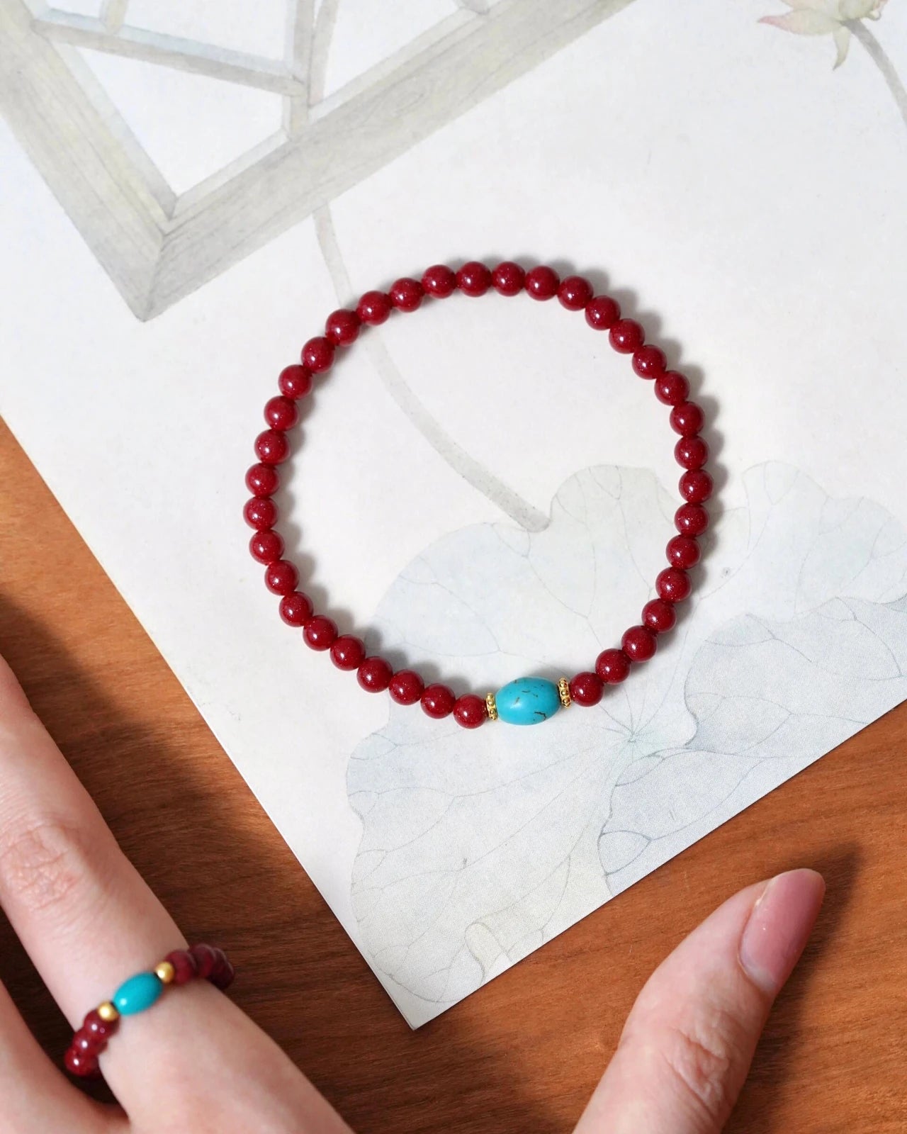 Bracelet de prospérité Crimson Sky