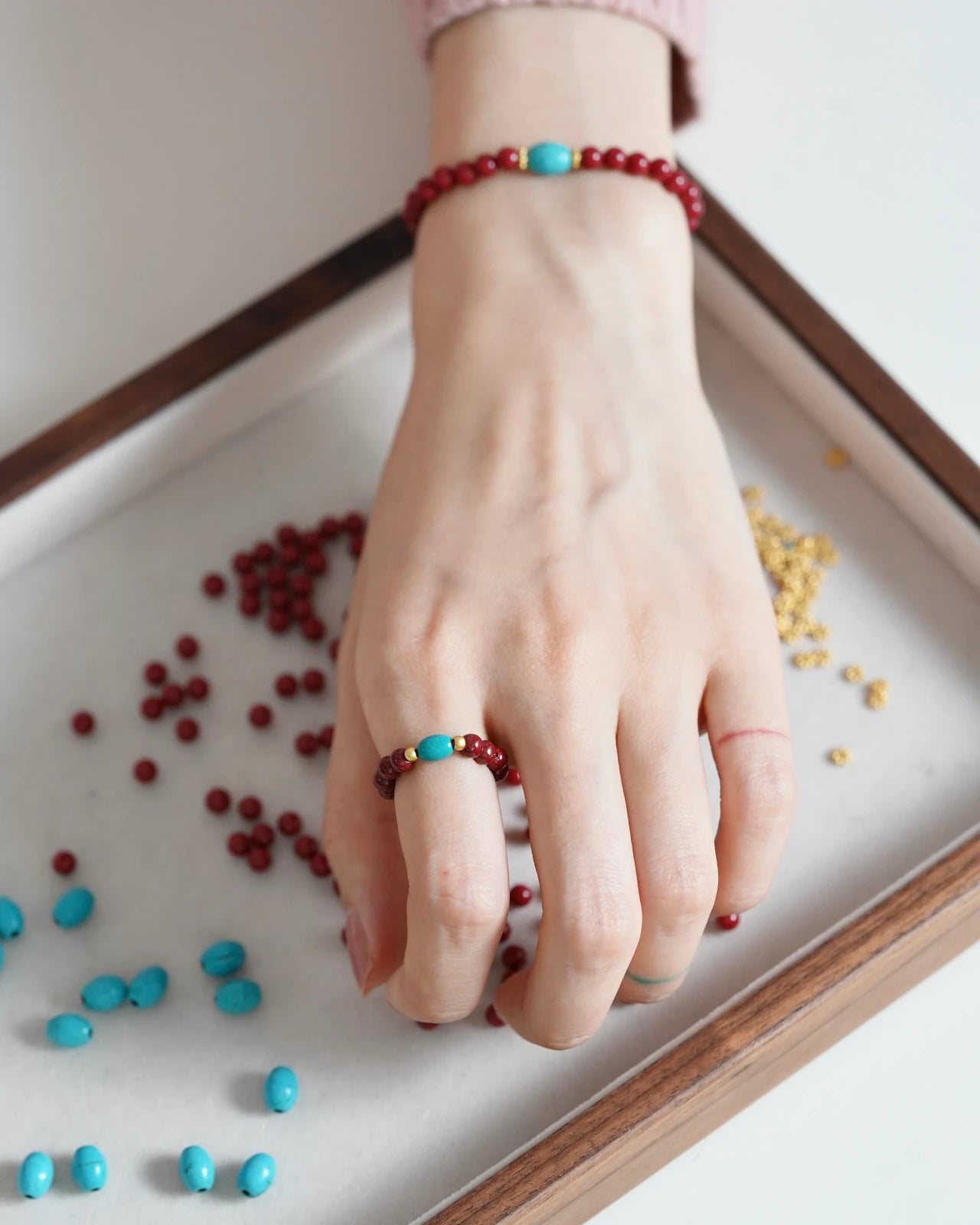 Bracelet de prospérité Crimson Sky