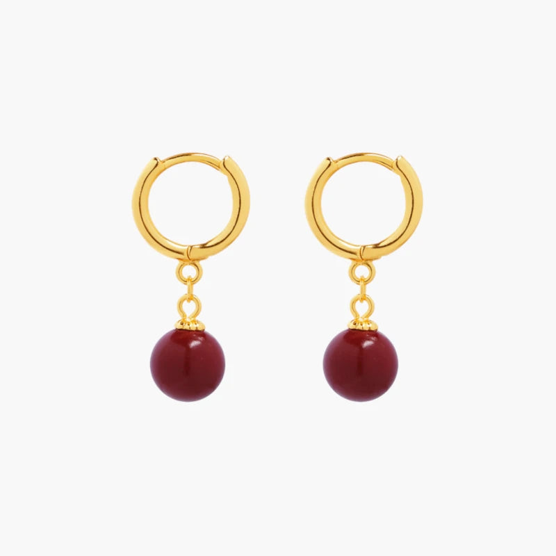 Red Aura Earrings