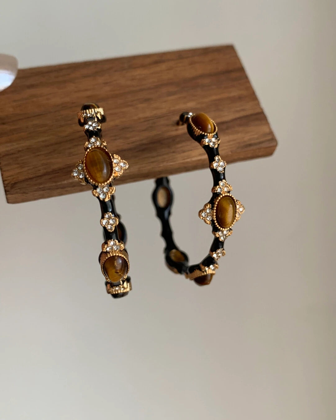 Steady Gaze Spark Hoop Earrings