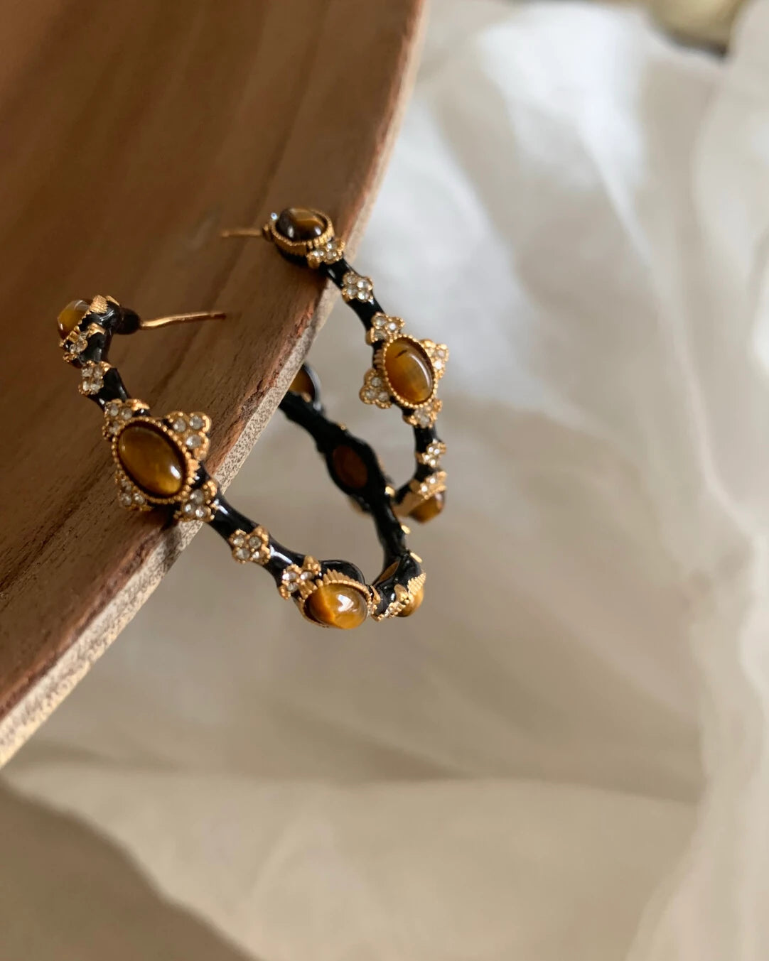 Steady Gaze Spark Hoop Earrings