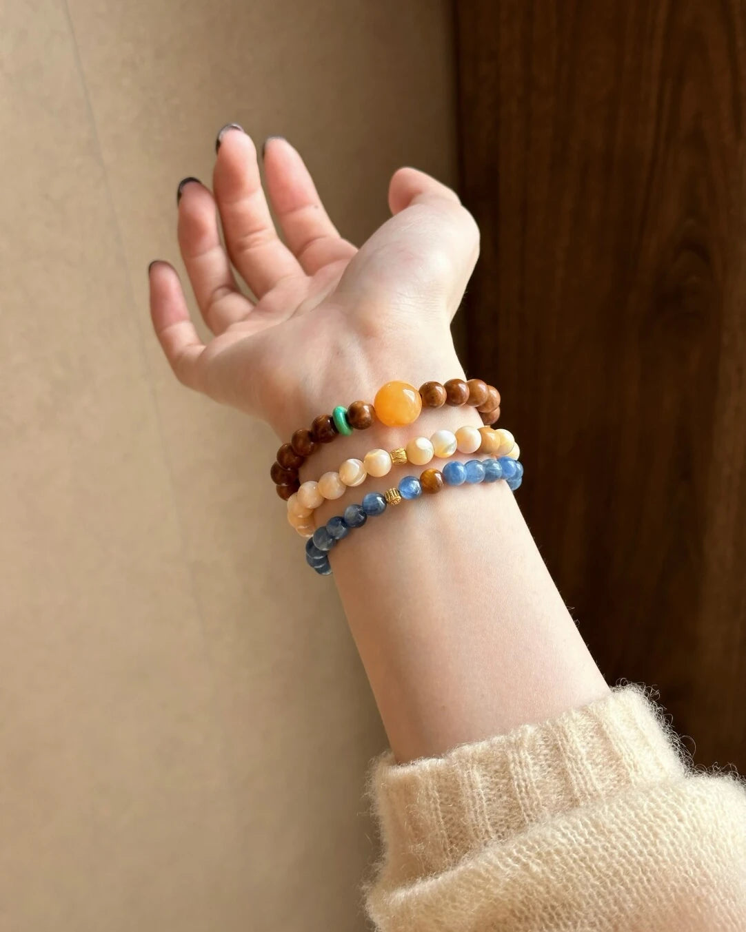 Shore-Grove Alignment Double-Wrap Bracelet