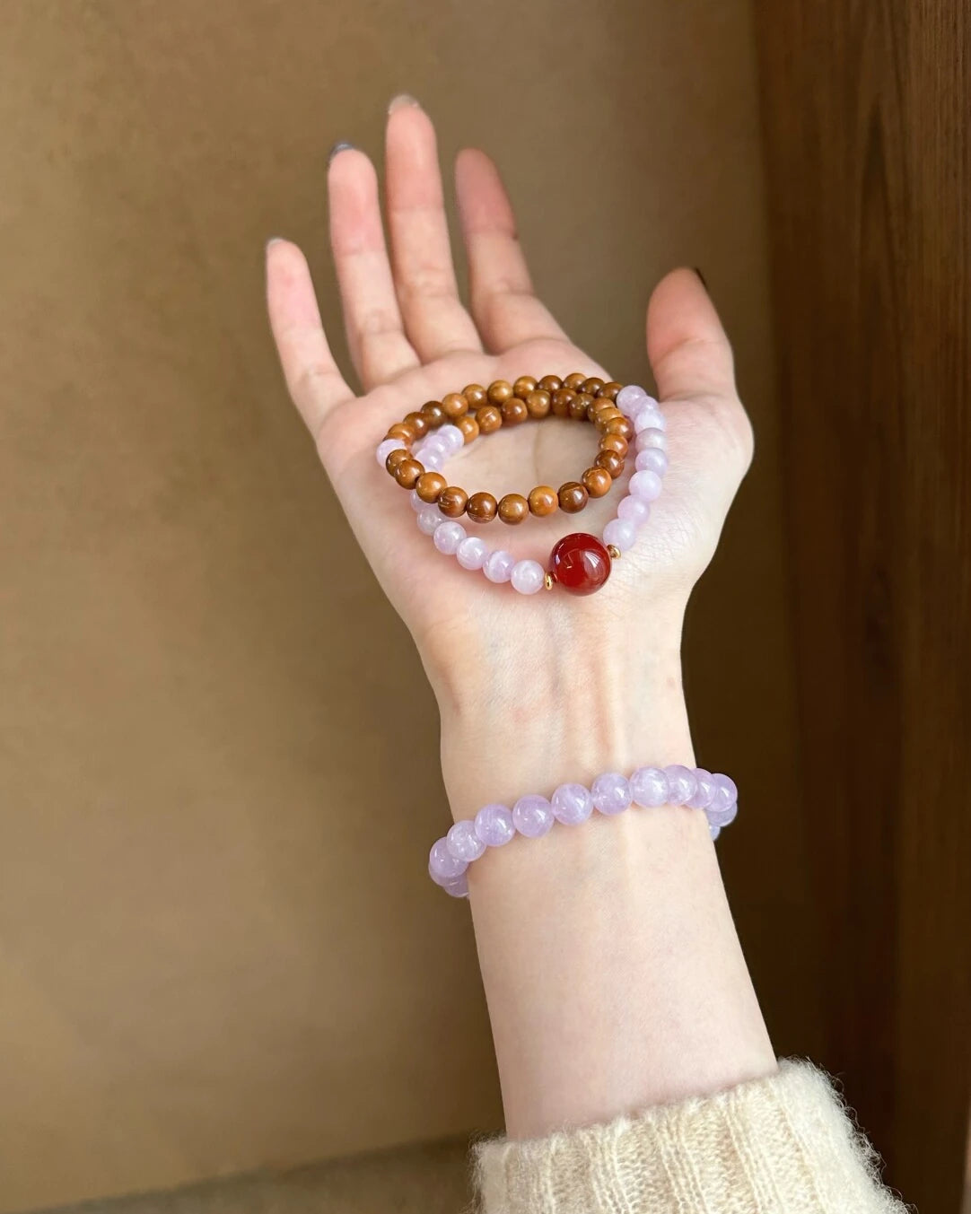 Grove-Lilac Resolve Double-Wrap Bracelet