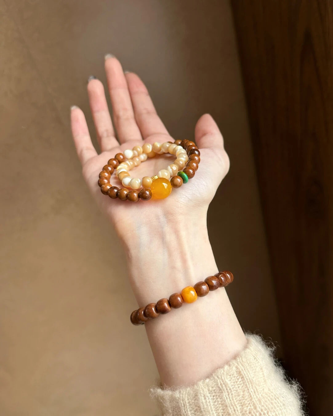 Shore-Grove Alignment Double-Wrap Bracelet