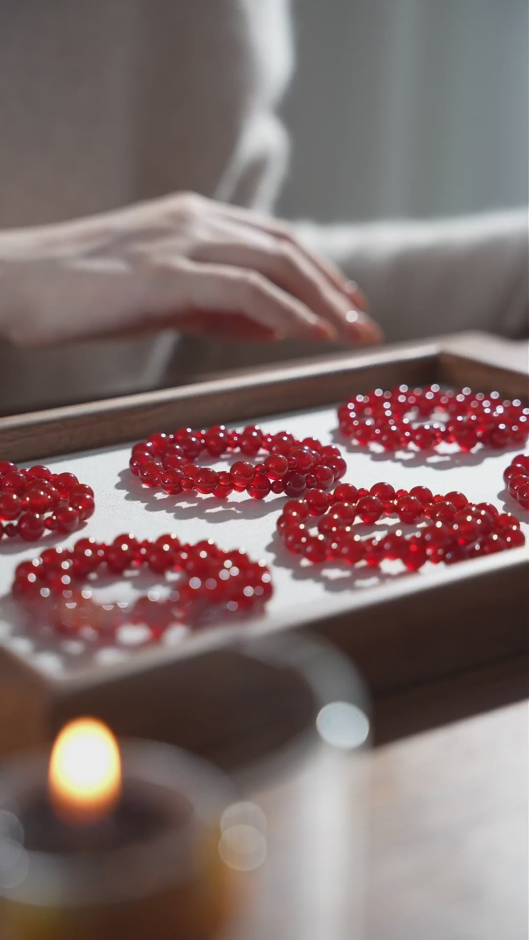 Rooted Ember Double-Wrap Bracelet