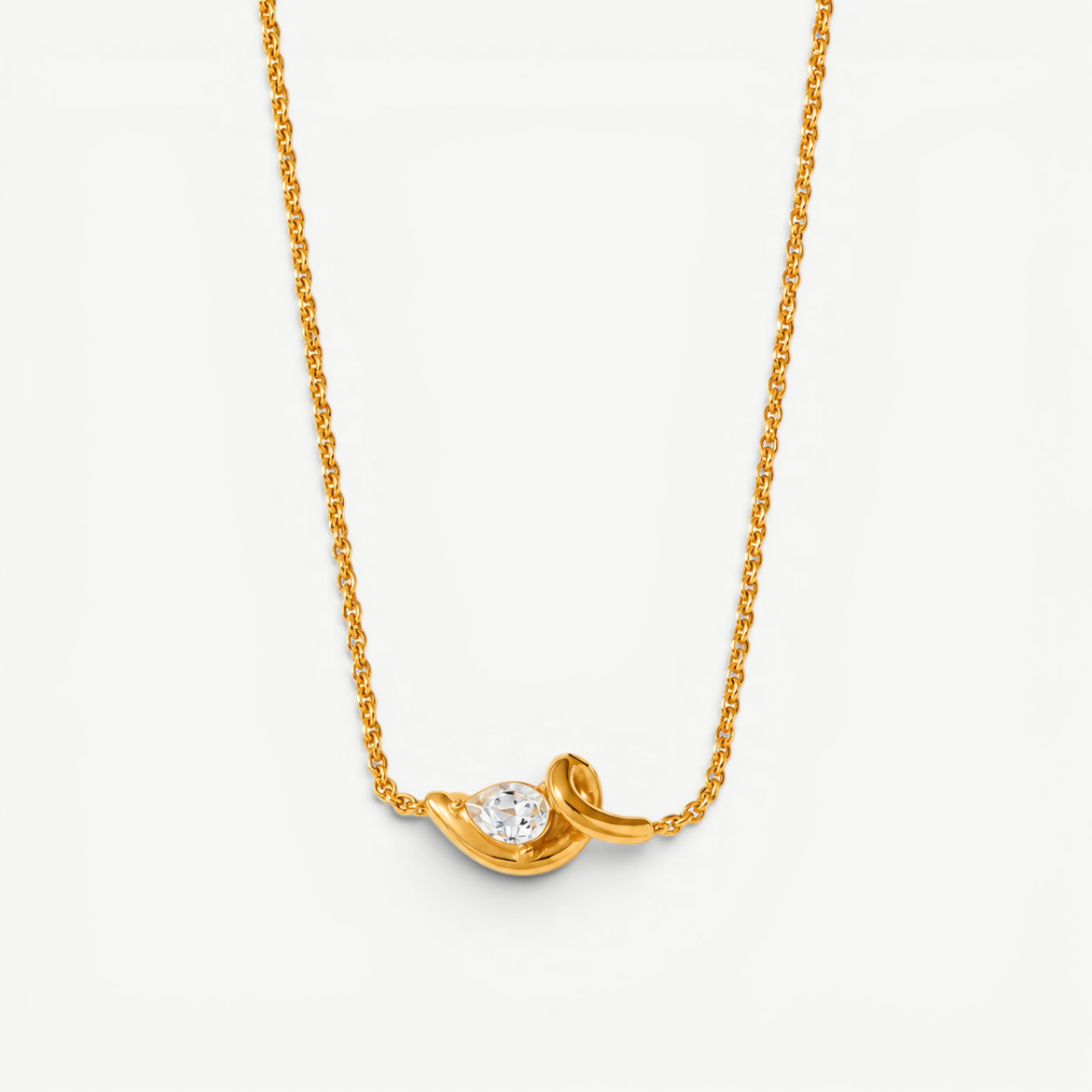 Molten Teardrop Necklace