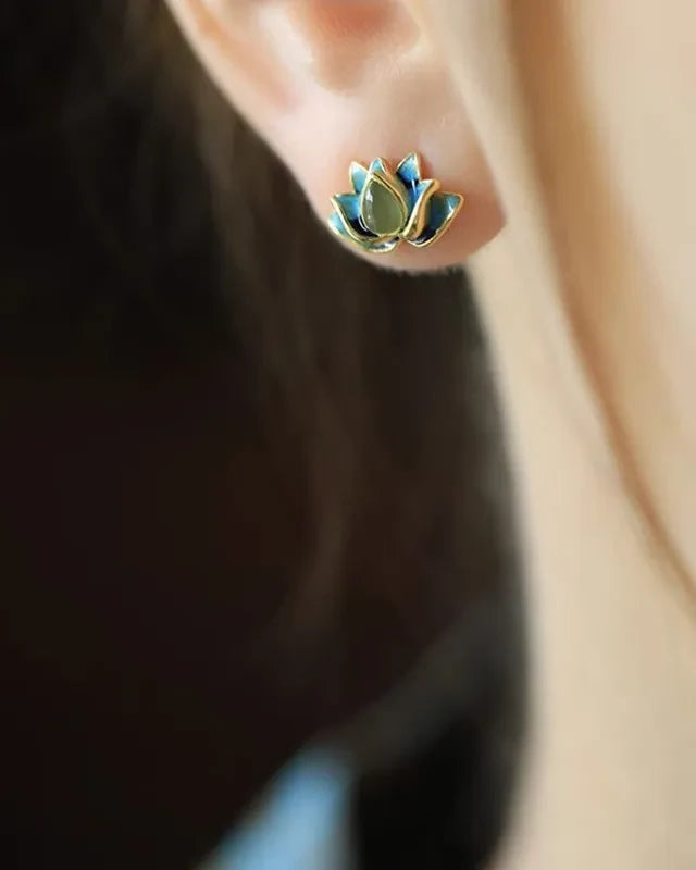 Lotus Harmony Earrings