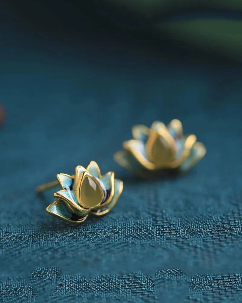 Lotus Harmony Earrings