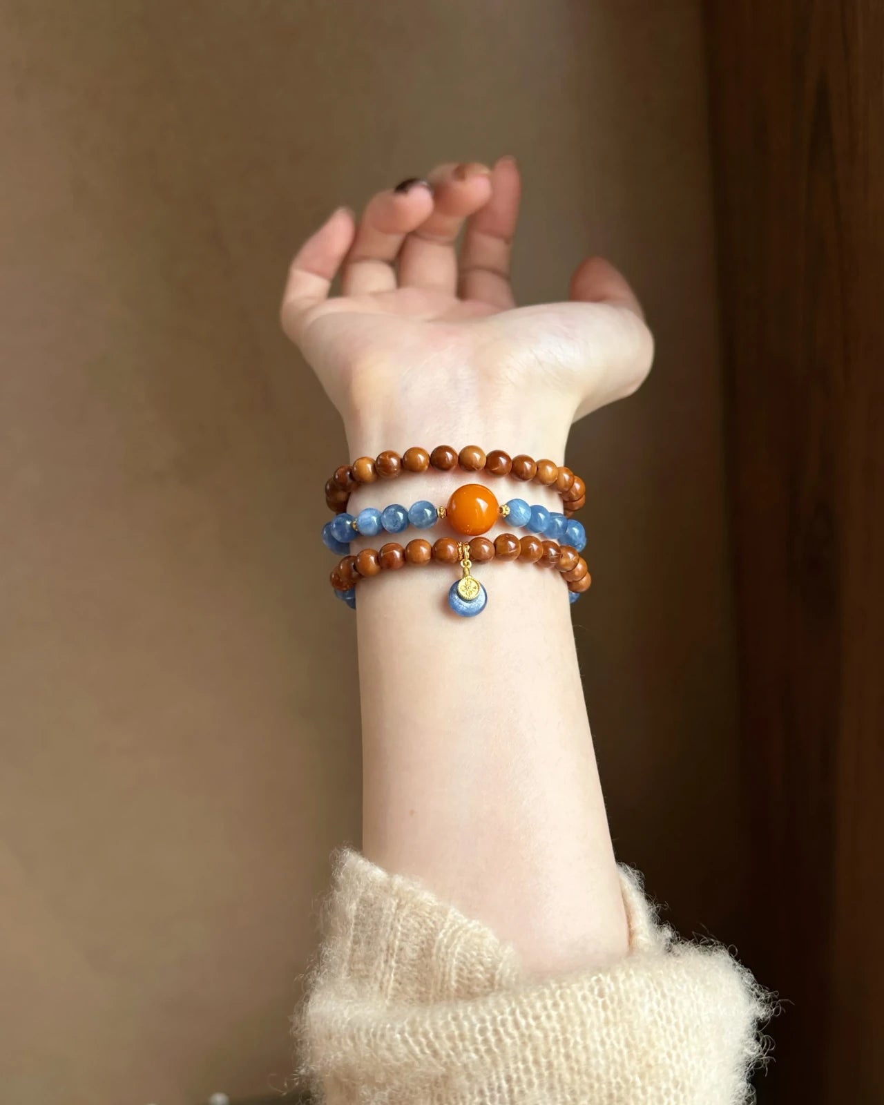 Grove-Tide Glow Double-Wrap Bracelet