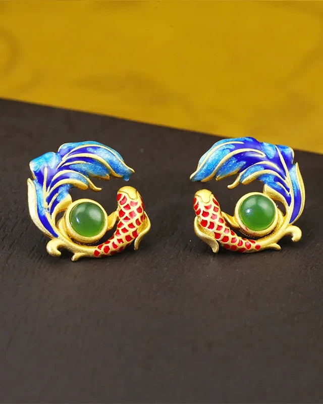 Koi Grace Earrings