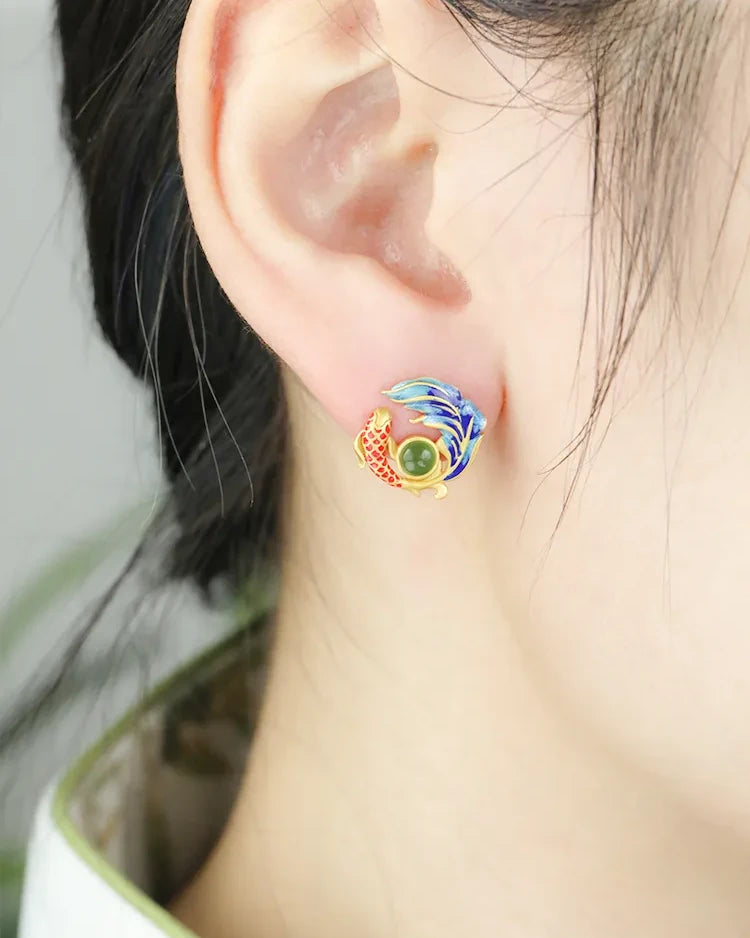 Koi Grace Earrings