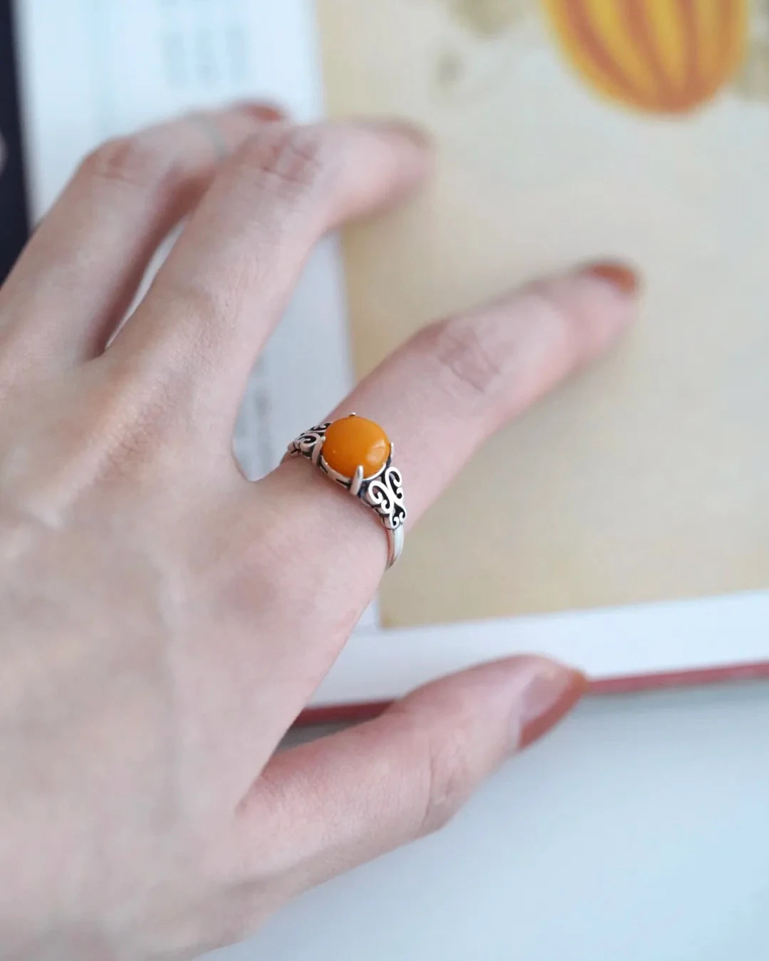 Solar Calm Ring
