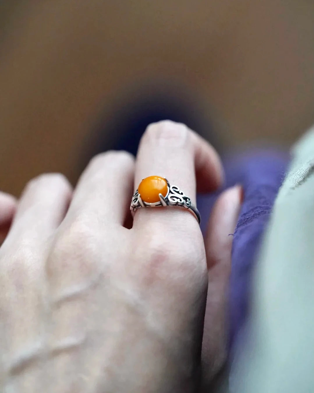 Solar Calm Ring