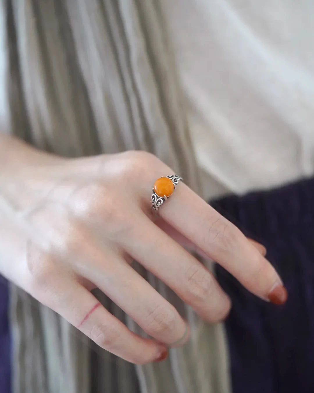 Solar Calm Ring