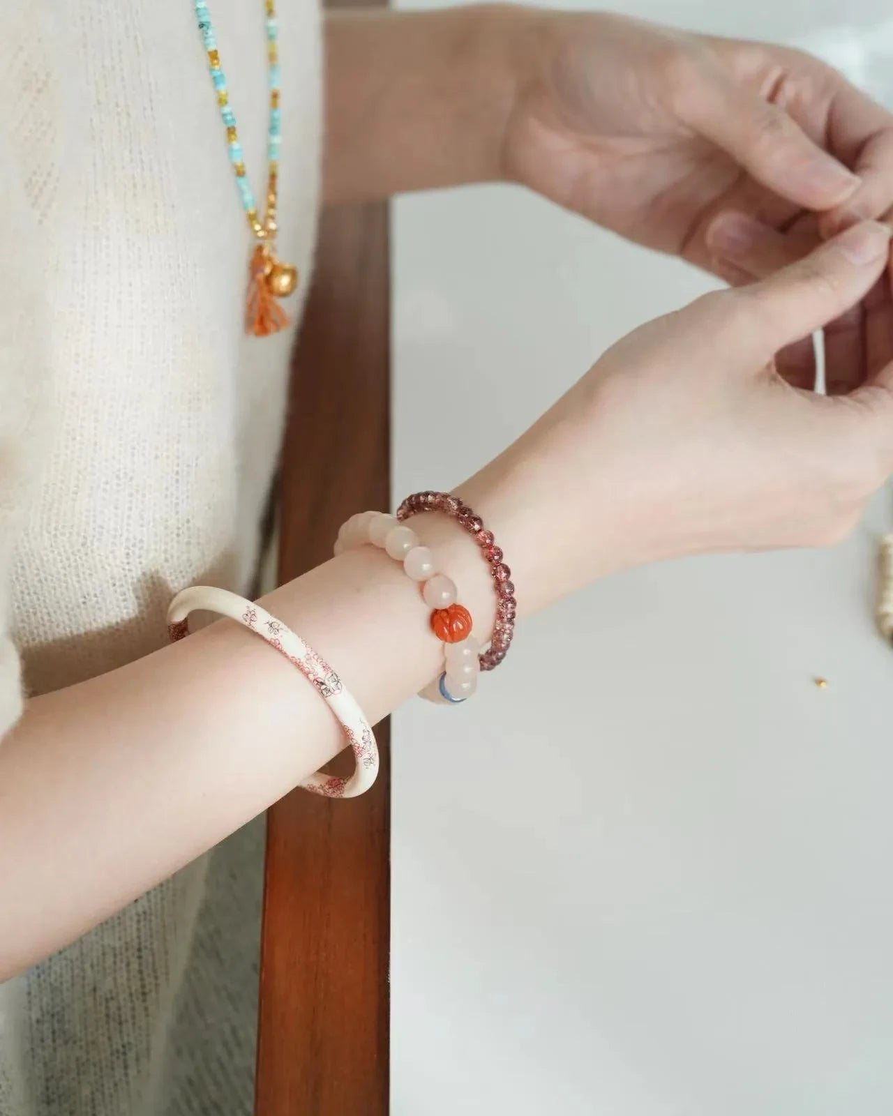 Blush Sky Alignment Bracelet