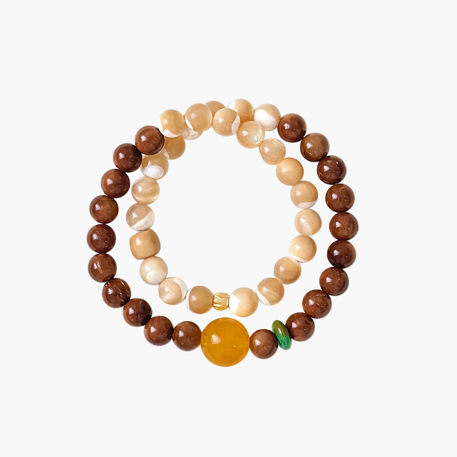 Shore-Grove Alignment Double-Wrap Bracelet