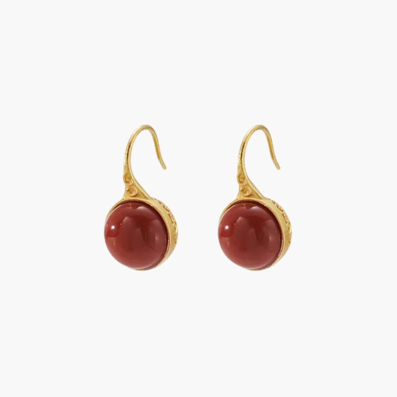 Crimson Serenity Earrings