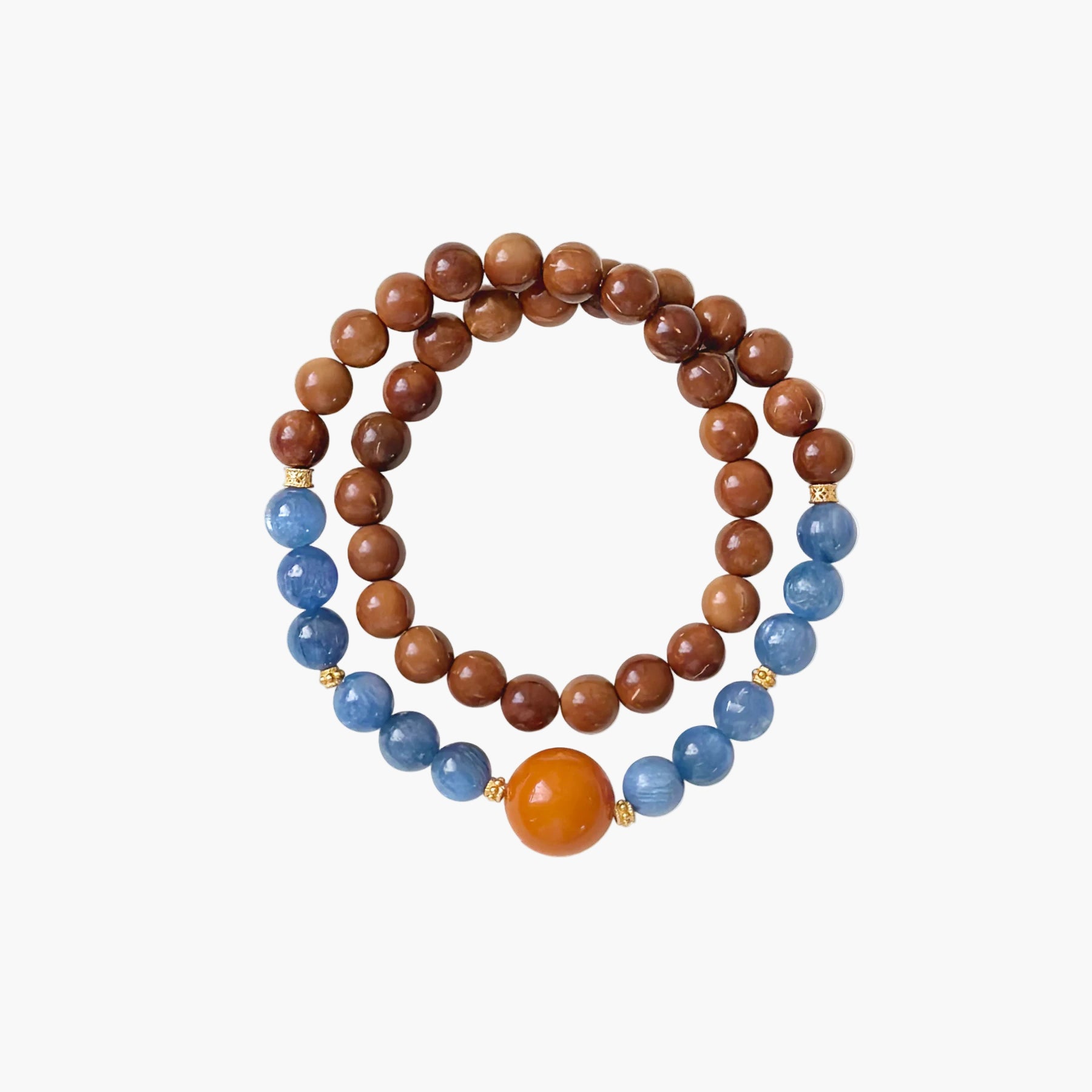 Grove-Tide Glow Double-Wrap Bracelet