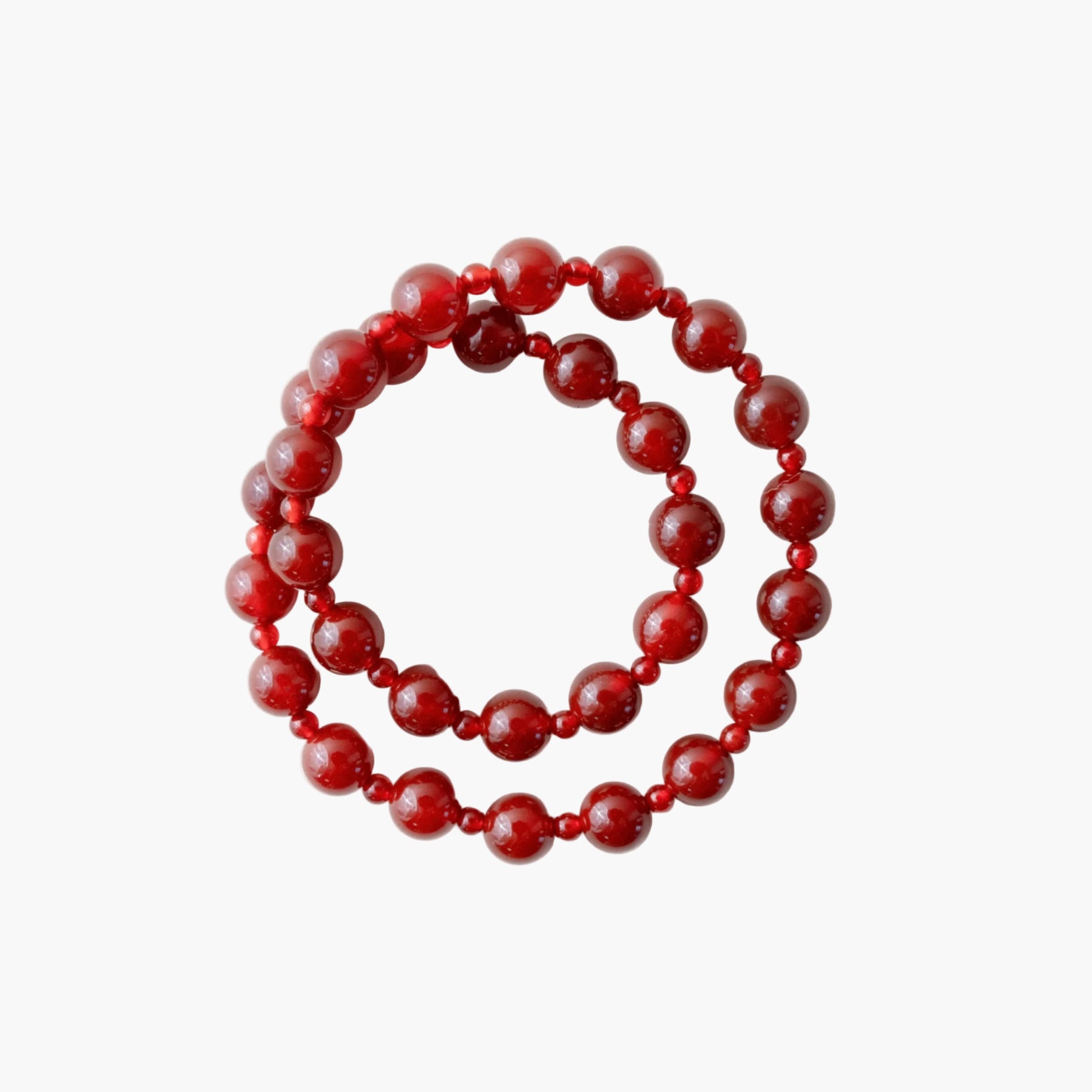 Rooted Ember Double-Wrap Bracelet