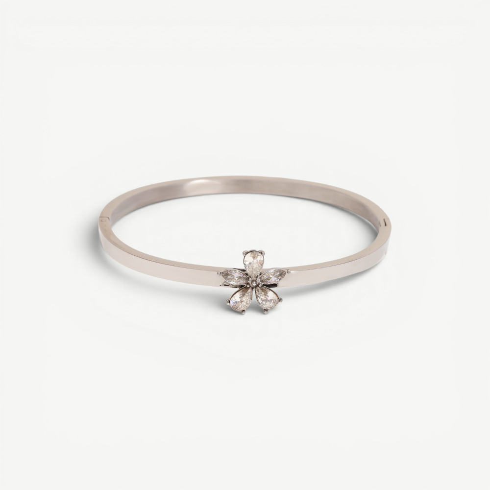 Marquise Floral Bangle