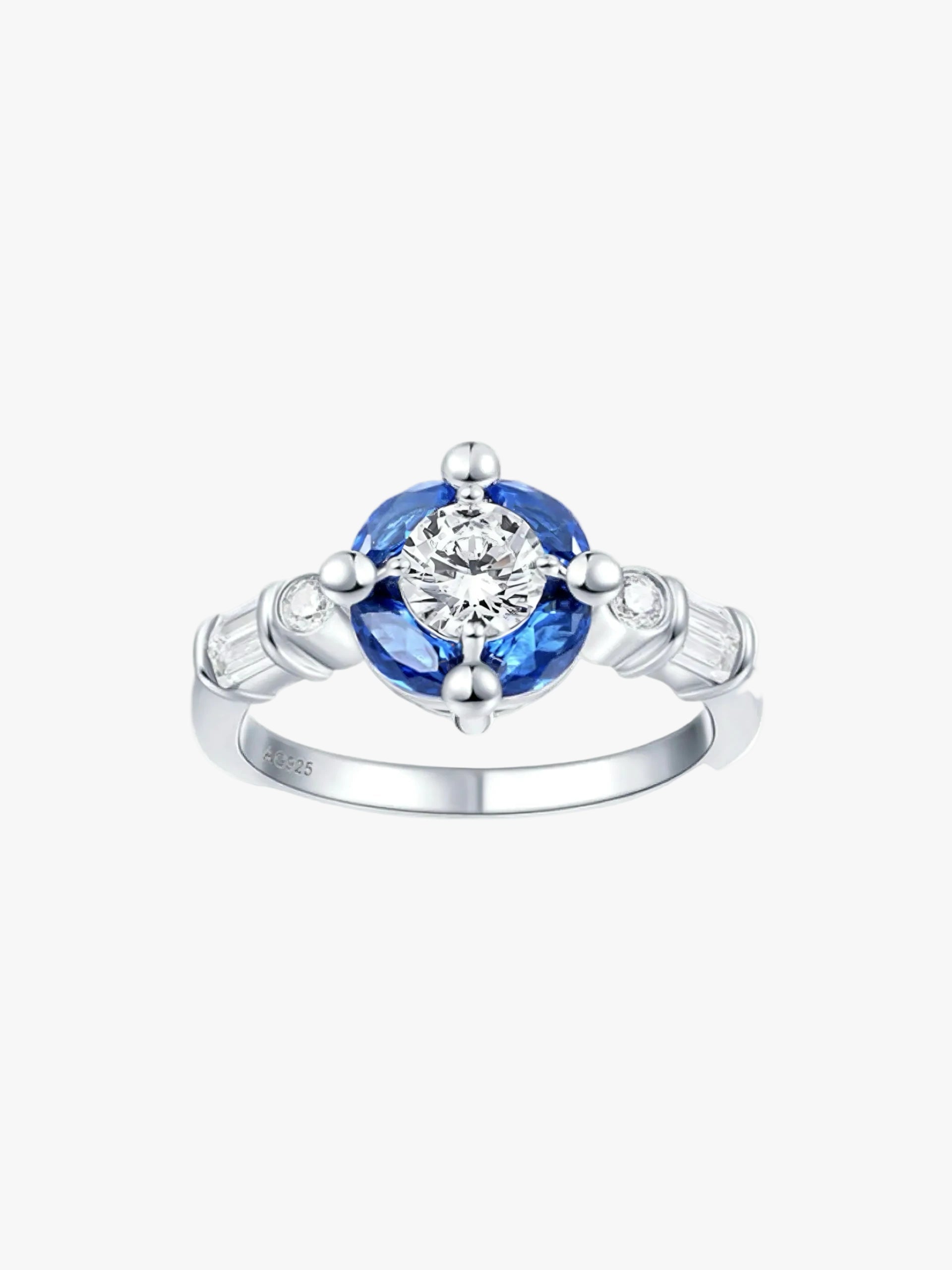 Cornflower Blue Sapphire Ring