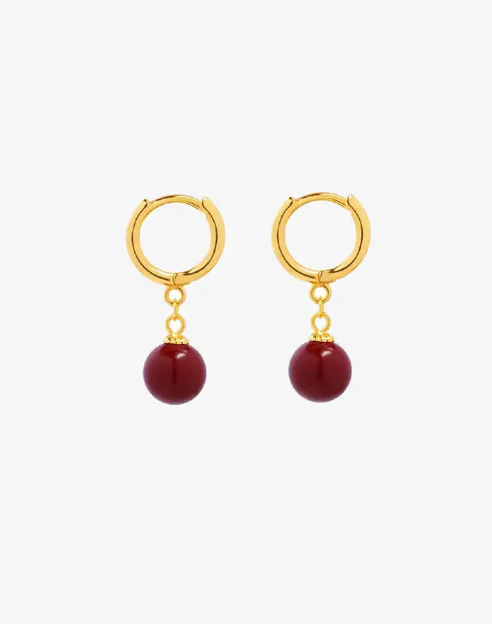 Red Aura Earrings