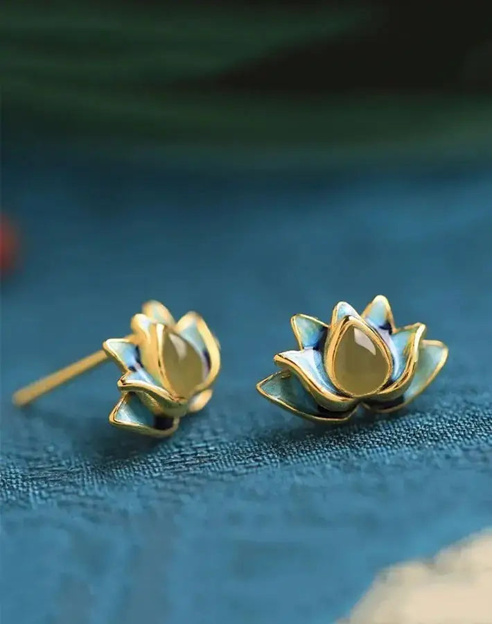 Lotus Harmony Earrings