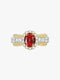 Ruby Halo Ring