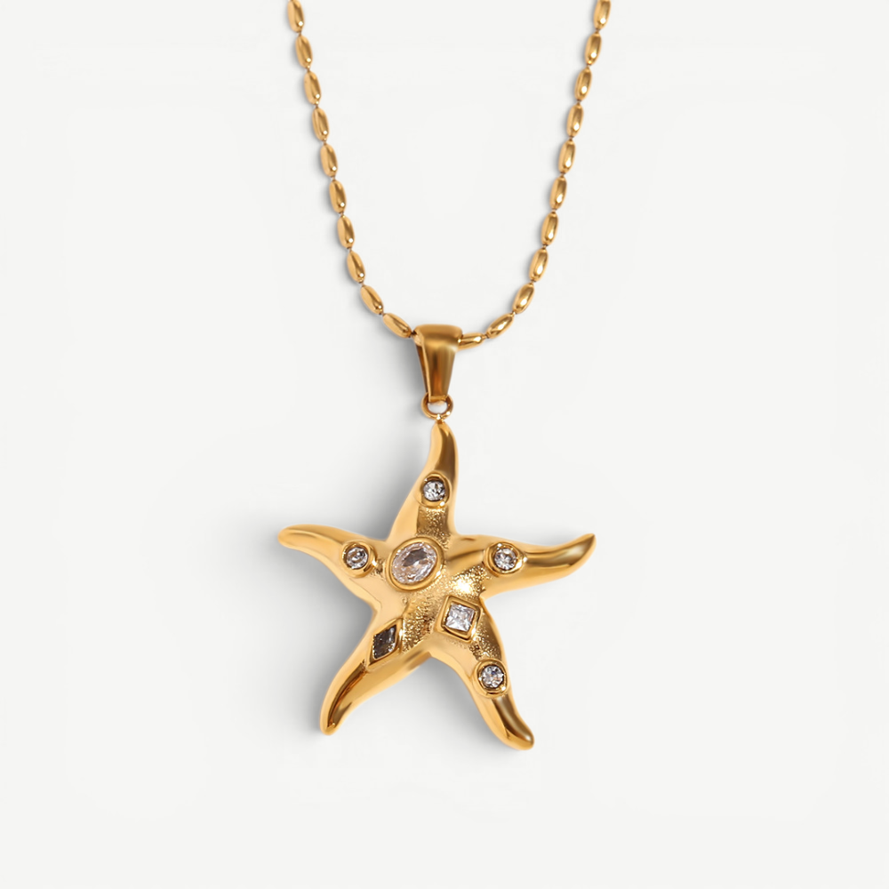 Geometric Starfish Necklace