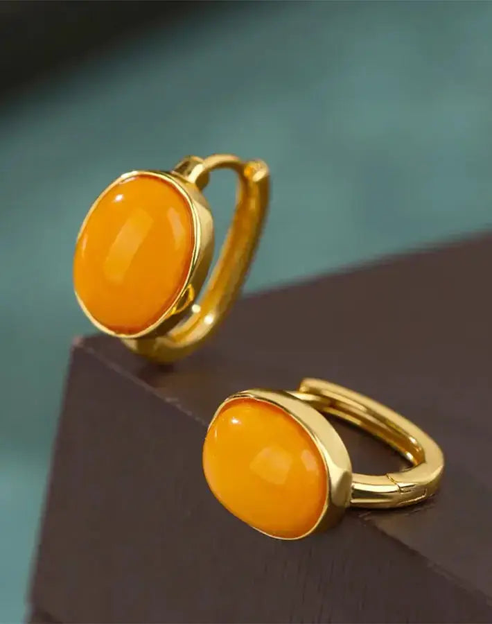 Golden Ember Earrings