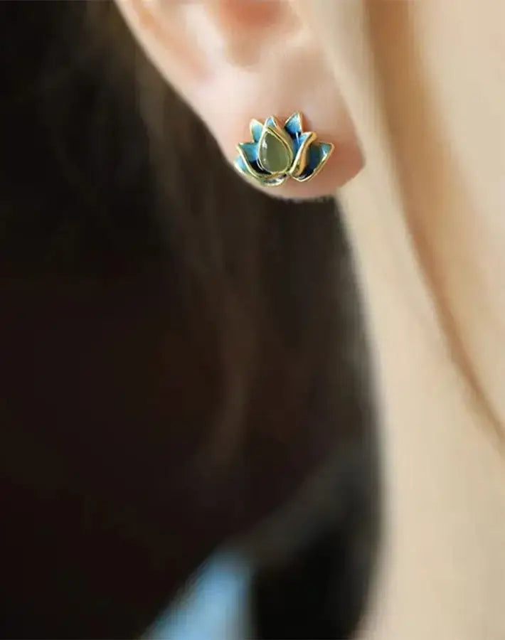 Lotus Harmony Earrings