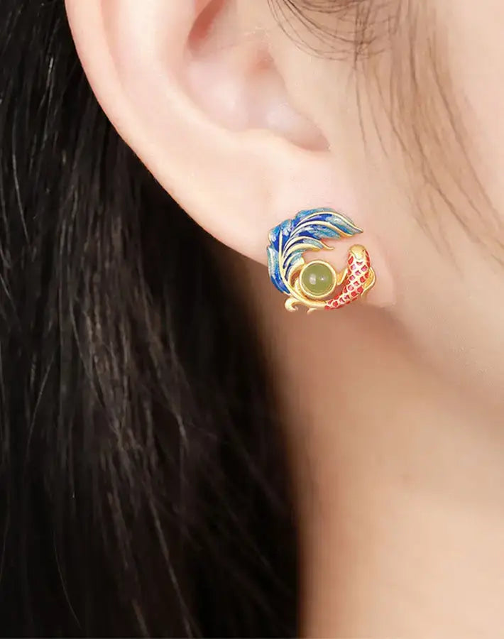 Koi Grace Earrings