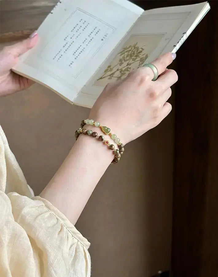 Verdant Heart Bracelet