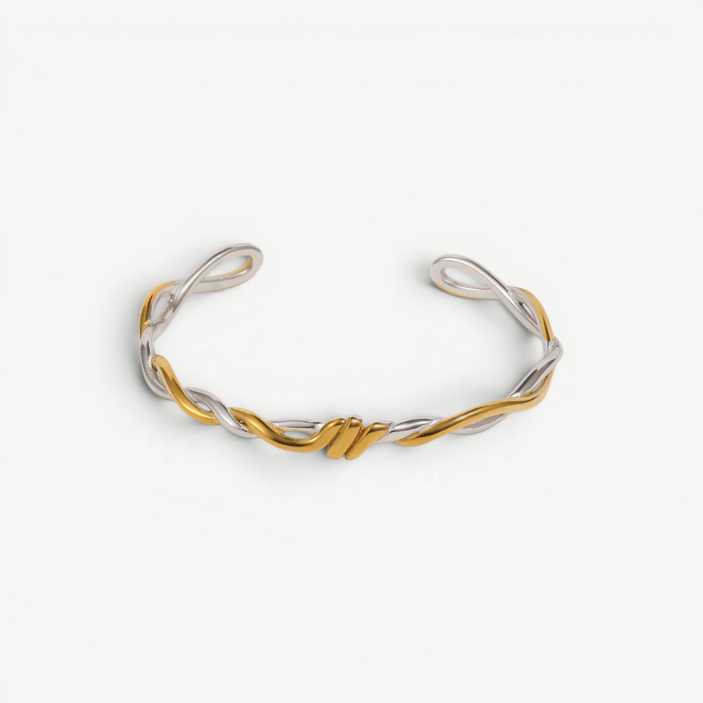 Twisted Knot Cuff Bracelet