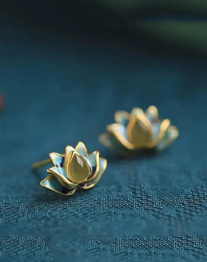 Lotus Harmony Earrings