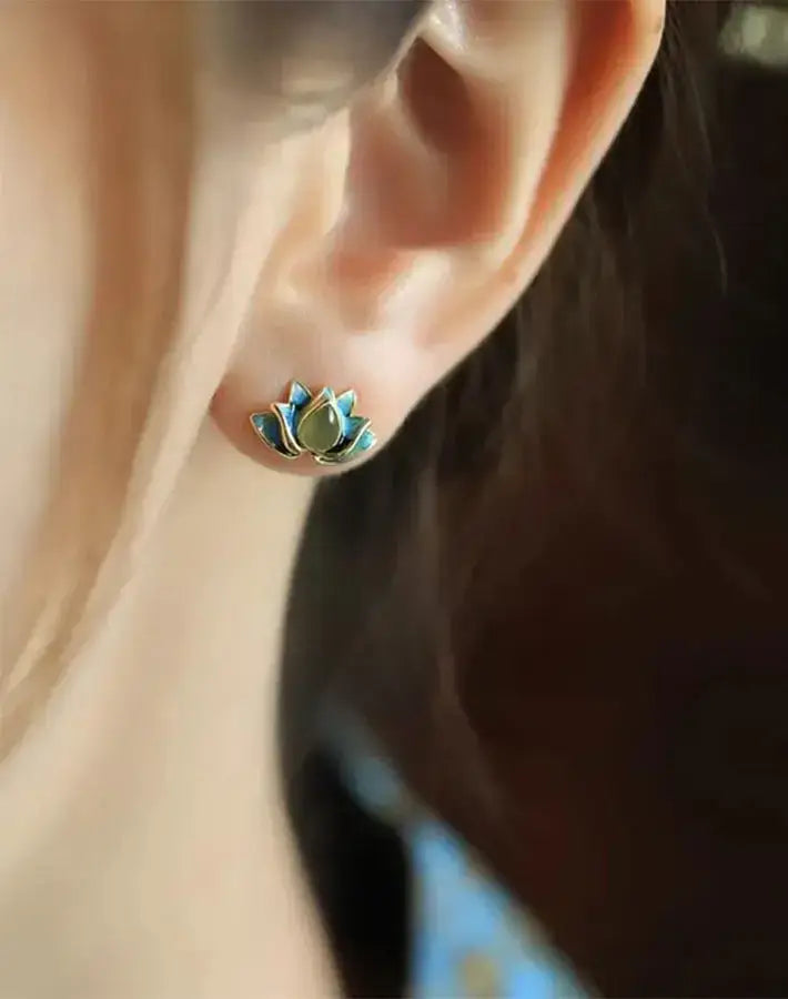 Lotus Harmony Earrings
