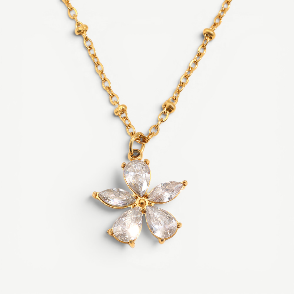 Five-Petal Flower Necklace