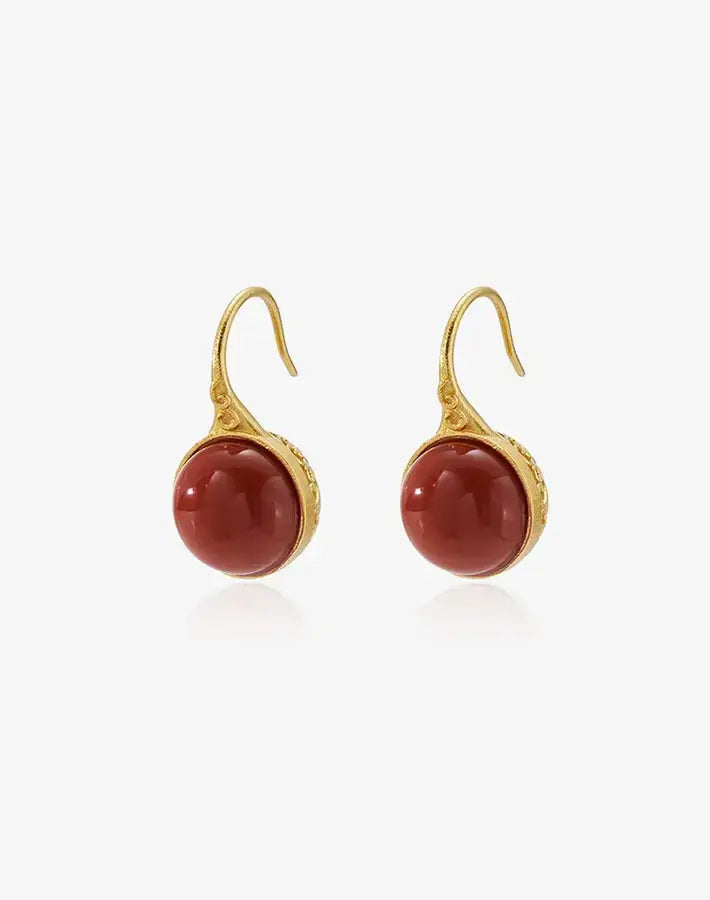 Crimson Serenity Earrings