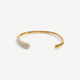 Pearl Pavé Open Cuff