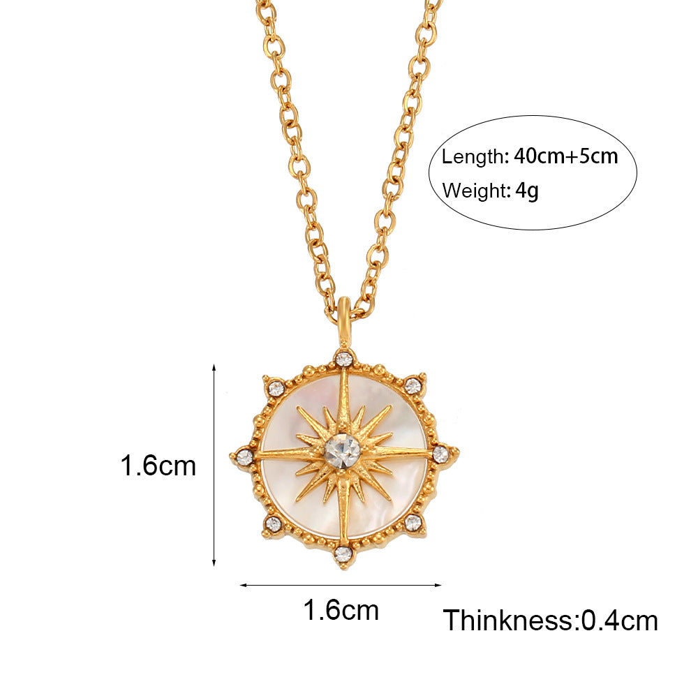 Starburst Compass Necklace
