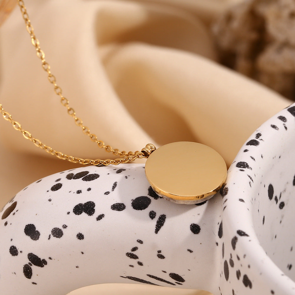 Floral Medallion Necklace