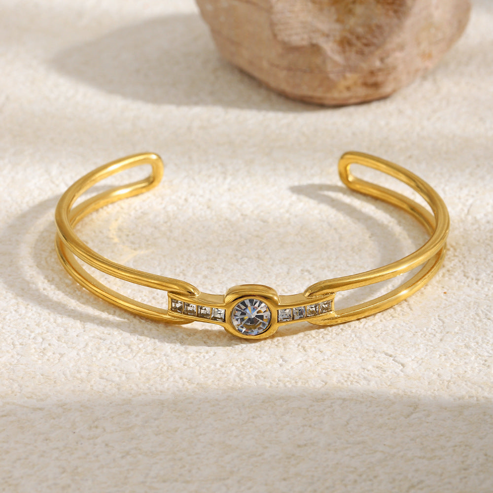 Split-Band Timepiece Cuff