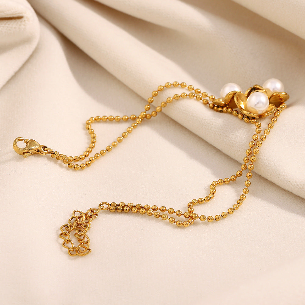 Pearl Flower Bracelet
